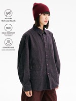Chemise-veste ample unisexe en coton 100% lavable à manches longues, imprimé léopard, style vintage américain, pour l'automne