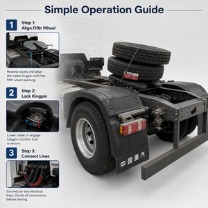 Camión Tractor SINOTRUK HOWO NX 6x4 con Motor Weichai <span class=keywords><strong>para</strong></span> Transporte Logístico - Product Image 6