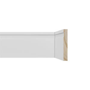 Moulures décoratives traditionnelles en bois avec revêtement PET pour plinthes murales intérieures et transitions mur-sol - Product Image 1