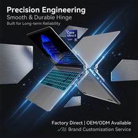 Ordinateur portable professionnel de 16 pouces équipé d'un processeur Intel Ultra 5 125H (Ultra 5 225H/Ultra 9 185H en option) et du système Windows 11