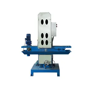 Automatic machine for grinding flat parts and flat faucet parts or any kind of extruded