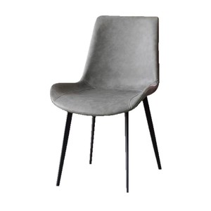 Dining Chair Metal <b>Frame</b> High-Grade Gray Khaki White <b>Black</b> Modern Design For Home Hotel Living Room Use - Product Image 4
