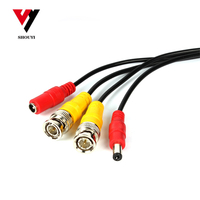 Cable BNC DC para cámara, cable conectado, alimentación de vídeo integrada, 4,0 de diámetro