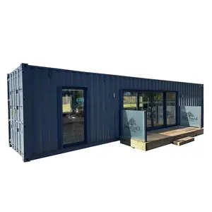 Tùy chỉnh đúc sẵn sang trọng khách sạn hiện đại container phong cách cắm trại nhà di động ngoài trời nhà di động biệt thự cửa sổ nhôm