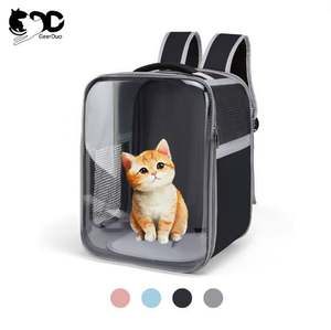 Sac à dos de transport pour animaux de compagnie approuvé par les compagnies aériennes, respirant, pliable, avec fenêtre transparente, grande ouverture, entrée facile, échantillon gratuit - Product Image 3