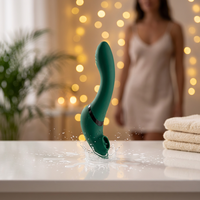 Leistungsstarker 2-in-1 Zungen-Vibrator für Frauen, Masturbator, Sextoy, Erwachsenen-Vergnügungs-Massagegerät für Damen