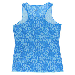 Brooks Womens Micro <b>Mesh</b> Racer Back Tank <b>Top</b> Blue M, Color: Blue | 100% Authentic - Product Image 3