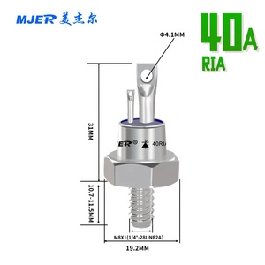 Tiristor <span class=keywords><strong>de</strong></span> Respuesta Rápida 25RIA 35RIA 40RIA Tiristor Electrónico Tipo Stud SCR 50RIA 85RIA - Product Image 4