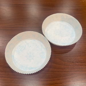 16/20CM Round Silicone Paper Air Fryer Liner High-Temp Resistant BPA Free - Product Image 6