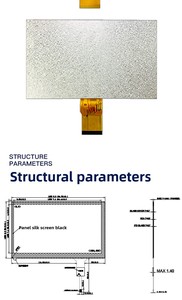 Layar LCD IPS 7 Inci 1024*600 50PIN 500nits Antarmuka RGB Modul LCD <span class=keywords><strong>TFT</strong></span> 7 inci - Product Image 5