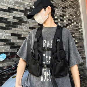 Trendy Outdoor Sports Bag New Multi-Flap Pocket Pants Cycling Hydration Backpack Oxford Cloth <b>Tactical</b> <b>Vest</b> Bag for Running - Product Image 2