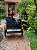 Tricycle électrique de passager pour adultes, vente en gros, pour randonnée