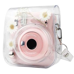 Sac de caméra marguerite Transparent de haute qualité PVC <span class=keywords><strong>Mini11</strong></span> sac de rangement de caméra de manchon de protection pour <span class=keywords><strong>Instax</strong></span> <span class=keywords><strong>Mini11</strong></span>/9/8 - Product Image 1