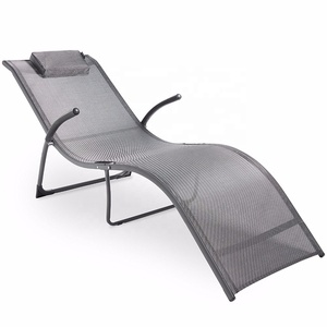 <span class=keywords><strong>Transat</strong></span> <span class=keywords><strong>pliable</strong></span> Intelligente En Plein Air Pratique Relaxante Chaise longue avec Oreiller de Bras Reste pour <span class=keywords><strong>Jardin</strong></span> et Pelouse - Product Image 2