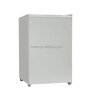 Refrigerador vertal de una sola puerta para uso doméstico, refrigerador de refrigeración Directa de 12V de CC, color blanco