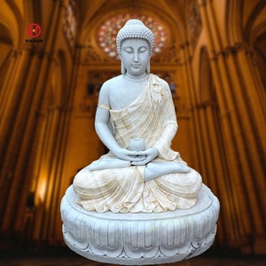 Statue grandeur nature de <span class=keywords><strong>Bouddha</strong></span> en marbre ornée de <span class=keywords><strong>jardin</strong></span> <span class=keywords><strong>extérieur</strong></span> - Product Image 4