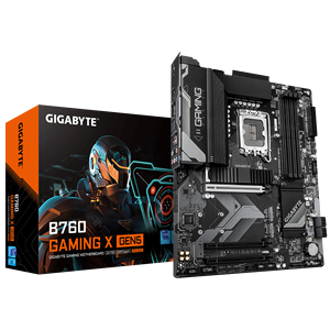 Carte mère GIGABYTE B760 GAMING X GEN5 ATX LGA 1700 DDR5 pour jeux avec M.2 PCI-E HDMI DVI VGA USB 3.0 LGA1700 - Product Image 2