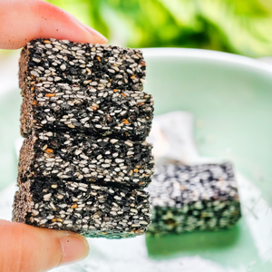 Huanglaowu - Barritas de Semillas de Chía y Sésamo Negro Crujientes y Nutritivas, Sin Sacarosa, Dulces Saludables, 180g - Product Image 2