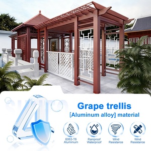 SUNTO <span class=keywords><strong>Pergola</strong></span> da Giardino e Balcone con Staffe, Gazebo da Esterno per Patio, Protezione Solare e Pioggia, Retrattile, Eco-Friendly, Verniciato a Polvere, 3x4m - Product Image 6