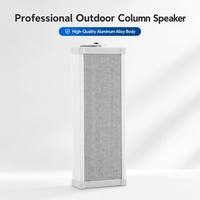 Altavoz de Columna PA Inalámbrico para Exteriores con Red IP LEEPAG H-4011 para Parques Infantiles y Estaciones, Tamaño Personalizable, Asistente de Voz con IA
