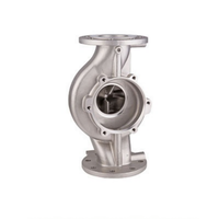 Service de fonderie métallique pour la conception de prototypes de pompes à eau/vannes, pour pièces à bride en aluminium, acier inoxydable et fonte