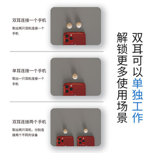 Aosexi Pro S6 Mini True <b>Wireless</b> Earbuds Lipstick Size With <b>Charging</b> <b>Case</b> No Flash Light - Product Image 3