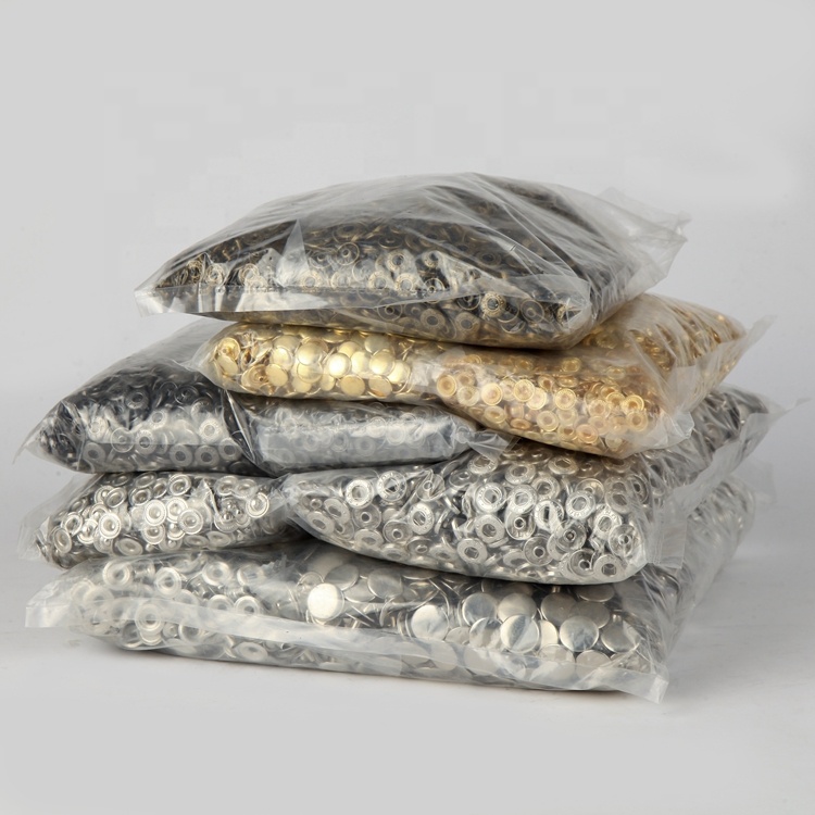 Низкая цена, высокое качество, металл, 4 шт., гладкая простая обычная кнопка для пальто, обуви, одежды