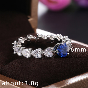 Anello con Design a Cuore, Anello Classico da Dito per Donne - Product Image 5