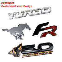 Créez votre propre emblème de voiture personnalisé en plastique ABS chromé, logo 3D, badge de voiture, autocollant en lettres chromées, emblèmes de voiture, badges en gros