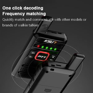 Ksun New M10 siêu mỏng cầm tay không dây di động có thể sạc lại hai cách phát thanh Walkie Talkie Communicator <span class=keywords><strong>2</strong></span> gói Bộ - Product Image 4