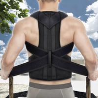 Correcteur de posture réglable en usine, soutien claviculaire et dorsal, protection des épaules, respirant, pour le fitness et le soutien lombaire