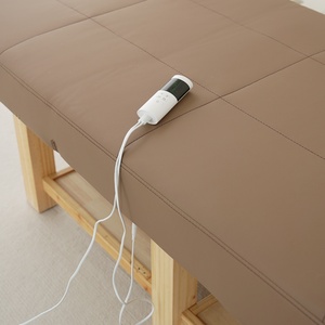 Lit de physiothérapie spécial salon de beauté en bois massif, table de moxibustion et de massage avec trou pour le nettoyage des oreilles - Product Image 4