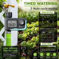 Temporizador de Riego Digital OEM IP65 con Pantalla LCD de 2.5'', Retraso por Lluvia de 24-72H, 116PSI, Programable para Manguera de Jardín y Riego por Goteo en Macizos Elevados