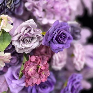 Chemin de table en fleurs artificielles en soie de qualité supérieure, écologique, toucher réel, avec couleur personnalisée pour la décoration de la maison, des fêtes et des mariages - Product Image 4