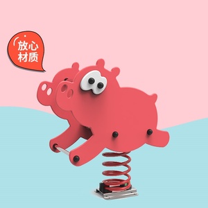 Chất Lượng Cao Động Vật Ngoài Trời Nhựa Rocking Ngựa/Mùa Xuân Rider Đồ Chơi Cho Trẻ Em - Product Image 5