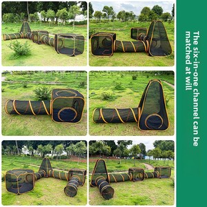 Mới thân thiện với môi di động mèo và chó playpen có thể gập lại Pet đường hầm - Product Image 2