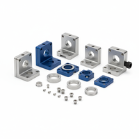 High Precision CNC Machined Optical Micrometer Head Mount for Laboratory Positioning and Industrial Measurement