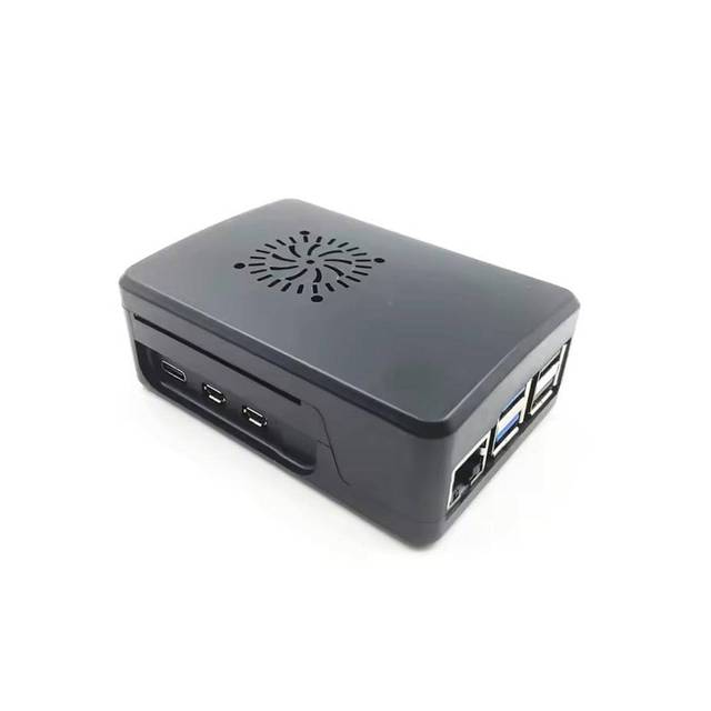 Aismartlink Raspberry Pi 5 ABS Case Raspberry Pi 5 Case Enclosure for Raspberry Pi 5 4GB / 8GB - Black Electronic Stock