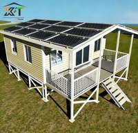 Nouvelle conception de panneau solaire imperméable pour toit, énergie solaire hors réseau, maison préfabriquée extensible, maison mobile miniature