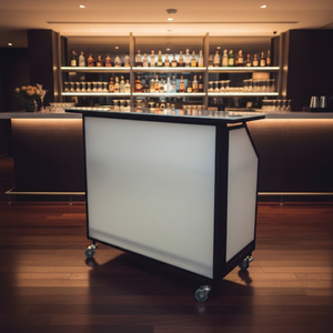 Barra de <span class=keywords><strong>Bar</strong></span> Móvil de Aluminio en Fábrica de Guangzhou, Barra Portátil con Ruedas, Barra para el Hogar, Barra para Cafetería - Product Image 5