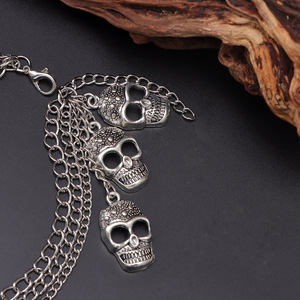 <b>Skull</b> Shoe Chain Metal Decorations For Martin Boots Women Fashion Accessory Three <b>Skull</b> Design Fall 2024 - Product Image 4