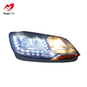 Version haut de gamme à double lentille lampe au xénon LED 6000K feux diurnes <span class=keywords><strong>Volkswagen</strong></span> nouvelle Modification <span class=keywords><strong>Sharan</strong></span> 12V 2015-<span class=keywords><strong>2020</strong></span> - Product Image 4