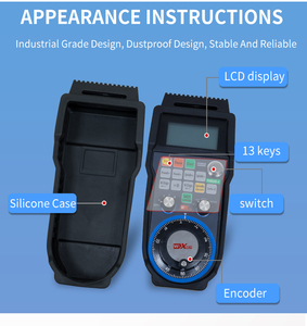 PHB04B WiXHC גלגל יד אלקטרוני אלחוטי לתכנות, שלט רחוק <span class=keywords><strong>CNC</strong></span> MPG עם חיבור למחשב עבור מכונת <span class=keywords><strong>CNC</strong></span> ראוטר 6 צירים - Product Image 4