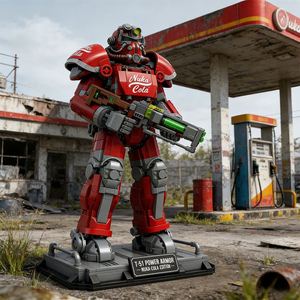Cross-Border Hot-Selling Ornaments <strong>Doomsday</strong> Radiation Warrior Compatible Plastic for Building Blocks Trendy Play Assembly Toy - Product Image 3