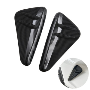 WZXD Protection complète de pare-chocs avant et arrière avec garniture de feux antibrouillard en carbone noir mat pour Yaris Cross 2023 2024 - Product Image 2