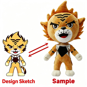 Produttore di Giocattoli in Peluche OEM ODM, Mascotte Personalizzate, Bambole con Logo Personalizzato, Giocattoli in Peluche Cartoon dal Disegno al Modello - Product Image 2