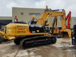 Excavadora usada Caterpillar 345D de 45 toneladas, excavadora hidráulica usada CAT 345D para trabajos de minería. - Product Image 2