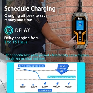 Cargador Portátil para Vehículos Eléctricos de 380V con Enchufe Tipo 1/Tipo 2/GBT, Cable de 5m, Salida de 3.5/7/11KW para Uso Doméstico - Product Image 6