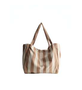 Customizable Grocery Stripe <b>Canvas</b> Cotton Printing Shopping Reusable Women Cloth <b>Canvas</b> <b>Tote</b> Bag with Custom Printed logo - Product Image 5