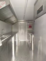 Remorque de crème glacée mobile d'occasion de haute qualité, camion de restauration rapide à dessert à bas prix